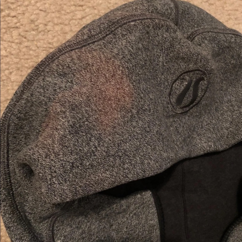 Grey lululemon scuba hoodie